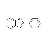 structure of CAS# 1839-72-1, 2-Phenyl-1-Benzofuran;InChI=1/C<wbr>14H10O/c1<wbr>-2-6-11(7<wbr>-3-1)14-1<wbr>0-12-8-4-<wbr>5-9-13(12<wbr>)15-14/h1<wbr>-10H