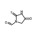 CAS#: 183963-94-2， 4-Oxo-2-Thioxo-1-Imidazolidinecarbaldehyde