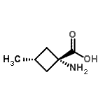 CAS#: 184103-74-0， cis-1-Amino-3-Methylcyclobutanecarboxylic Acid