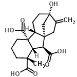 CAS#: 18411-79-5， (1alpha,4Aalpha,4Bbeta,10beta)-7-Hydroxy-1-Methyl-8-Methylenegibbane-1,4A,10-Tricarboxylic Acid