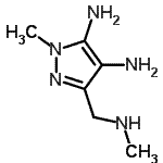 CAS#: 184173-24-8， 1-Methyl-3-[(Methylamino)Methyl]-1H-Pyrazole-4,5-Diamine