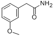 structure of CAS# 18463-71-3, 3-Methoxy-Benzeneacetamide;2-(3-METHOXYPHENYL)ACETAMIDE;3-METHOXYPHENYLACETAMIDE