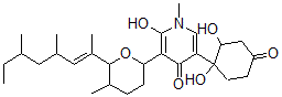 CAS#: 184871-55-4， 5-(1,2-Dihydroxy-4-Oxocyclohexyl)-3-[6-[(E)-4,6-Dimethyloct-2-En-2-Yl]-5-Methyloxan-2-Yl]-2-Hydroxy-1-Methylpyridin-4-One