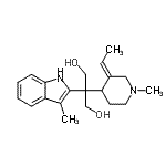 CAS#: 1850-32-4， 2-[(3Z)-3-Ethylidene-1-Methyl-4-Piperidinyl]-2-(3-Methyl-1H-Indol-2-Yl)-1,3-Propanediol