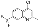 structure of CAS# 18529-09-4, 4-Chloro-2-Methyl-7-(Trifluoromethyl)-Quinoline;Qu090;St5160315;Zinc02564317
