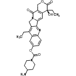 CAS#: 185304-42-1， (4S)-4,11-Diethyl-4-Hydroxy-3,14-Dioxo-3,4,12,14-Tetrahydro-1H-Pyrano[3',4':6,7]Indolizino[1,2-b]Quinolin-9-Yl 4-Amino-1-Piperidinecarboxylate