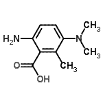 CAS 登录号：185689-55-8， 6-氨基-3-(二甲基氨基)-2-甲基苯甲酸