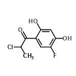 CAS#: 185843-78-1， 2-Chloro-1-(5-Fluoro-2,4-Dihydroxyphenyl)-1-Propanone