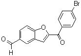 CAS 登录号：186093-87-8， 2-(4-溴苯甲酰基)-1-苯并呋喃-5-甲醛