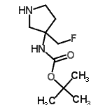 CAS#: 186202-12-0， 2-Methyl-2-Propanyl [3-(Fluoromethyl)-3-Pyrrolidinyl]Carbamate