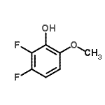 结构式 CAS# 186306-70-7, 2,3-二氟-6-甲氧基苯酚