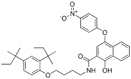 CAS#: 18643-47-5， N-[4-(2,4-Di-Tert-Pentylphenoxy)Butyl]-1-Hydroxy-4-(P-Nitrophenoxy)-2-Naphthoamide