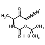 CAS#: 186521-98-2， 2-Methyl-2-Propanyl [(2S)-4-Diazo-3-Oxo-2-Butanyl]Carbamate