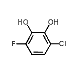 CAS#: 186589-78-6， 3-Chloro-6-Fluoro-1,2-Benzenediol