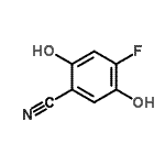 CAS#: 186590-11-4， 4-Fluoro-2,5-Dihydroxybenzonitrile