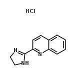 CAS#: 187173-05-3， 2-(4,5-Dihydro-1H-Imidazol-2-Yl)Quinoline Hydrochloride (1:1)