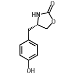 CAS#: 187332-12-3， (4S)-4-(4-Hydroxybenzyl)-1,3-Oxazolidin-2-One