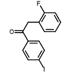 CAS#: 187617-12-5， 2-(2-Fluorophenyl)-1-(4-Iodophenyl)Ethanone