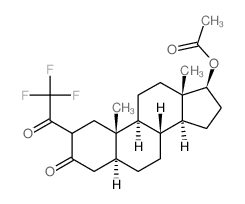 CAS#: 1880-36-0， [(5S,8S,9S,10S,13S,14S,17S)-10,13-Dimethyl-3-Oxo-2-(2,2,2-Trifluoroacetyl)-1,2,4,5,6,7,8,9,11,12,14,15,16,17-Tetradecahydrocyclopenta[a]Phenanthren-17-Yl] Acetate