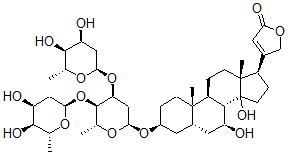 CAS#: 18810-27-0， 7-Hydroxydigitoxin