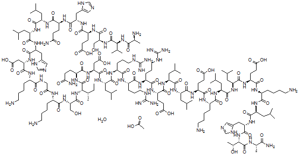 CAS#: 188106-30-1， Semparatide acetate hydrate