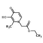 CAS#: 188123-20-8， Ethyl (3-Hydroxy-2-Methyl-4-Oxo-1(4H)-Pyridinyl)Acetate