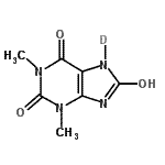 CAS#: 188297-95-2， 1,3-Dimethyl-7-(<Sup>2</Sup>H<Sub>3</Sub>)Methyl-7,9-Dihydro-1H-Purine-2,6,8(3H)-Trione