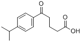 structure of CAS# 18847-18-2, 5-(4-Iso-Propylphenyl)-5-Oxovaleric Acid;5-(4-Isopropylphenyl)-5-Oxo-Pentanoic Acid;5-(4-Isopropylphenyl)-5-Oxopentanoic Acid;5-(4-Isopropylphenyl)-5-Keto-Valeric Acid