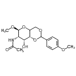 CAS#: 188666-34-4， Methyl (5xi)-2-Acetamido-2-Deoxy-4,6-O-(4-Methoxybenzylidene)-beta-L-Ribo-Hexopyranoside