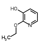 结构式 CAS# 188670-05-5, 2-乙氧基-3-吡啶醇