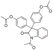 CAS#: 18869-73-3， 4,4'-(1-Acetyl-2-Oxoindolin-3-Ylidene)Diphenyl Di(Acetate)