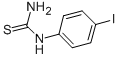 结构式 CAS# 18879-80-6, N-(4-碘苯基)-硫脲