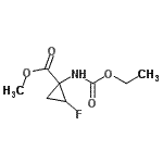 CAS#: 188897-48-5， Methyl 1-[(Ethoxycarbonyl)Amino]-2-Fluorocyclopropanecarboxylate