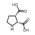 CAS#: 188956-37-8， (2R,3S)-2,3-Pyrrolidinedicarboxylic Acid