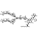 structure of CAS# 189035-43-6, Sialylglycopeptide;Sialylglycopeptide