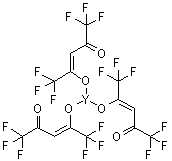 structure of CAS# 18911-76-7, (Oc-6-11)-Tris(1,1,1,5,5,5-Hexafluoro-2,4-Pentanedionato)-Yttrium;Yttrium(III)Hexafluoroacetylacetonate(99.9%-Y)(REO);Yttrium Hexafluoroacetylacetonate (99.9%-Y) (REO);Yttrium(III) Hexafluoroacetylacetonate 98%