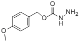 structure of CAS# 18912-37-3, 4-Methoxybenzyl Carbazate;N-Aminocarbamic Acid (4-Methoxyphenyl)Methyl Ester;N-Aminocarbamic Acid (4-Methoxybenzyl) Ester;4-Methoxybenzyl Carbazate