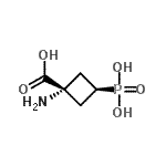CAS#: 189143-40-6， trans-1-Amino-3-Phosphonocyclobutanecarboxylic Acid