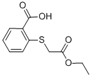 structure of CAS# 18926-41-5, 2-[(2-Ethoxy-2-Oxoethyl)Sulfanyl]Benzenecarboxylic Acid;2-(2-Ethoxy-2-Oxo-Ethyl)Sulfanylbenzoate;2-[(2-Ethoxy-2-Oxoethyl)Thio]Benzoate;2-[(2-Ethoxy-2-Keto-Ethyl)Thio]Benzoate