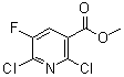 structure of CAS# 189281-66-1, Methyl 2,6-Dichloro-5-Fluoronicotinate;Methyl 2,6-dichloro-5-fluoronicotinate 97%;methyl 2,6-dichloro-5-fluoropyridine-3-carboxylate;Methyl 2,<wbr>6-dichlor<wbr>o-5-fluor<wbr>opyridine<wbr>-3-carbox<wbr>ylate, 2,<wbr>6-Dichlor<wbr>o-3-fluor<wbr>o-5-(meth<wbr>oxycarbon<wbr>yl)pyridi<wbr>ne