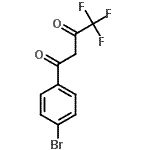 structure of CAS# 18931-61-8, 1-(4-Bromophenyl)-4,4,4-Trifluoro-1,3-Butanedione;1-(4-Bromo-phenyl)-4,4,4-trifluoro-butane-1,3-;1-(4-Bromo-phenyl)-4,4,4-trifluoro-butane-1,3-dione;dione