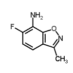 CAS#: 189437-53-4， 6-Fluoro-3-Methyl-1,2-Benzoxazol-7-Amine