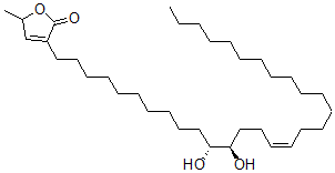 CAS#: 189508-32-5， 3-[(Z,11R,12R)-11,12-Dihydroxytriacont-15-Enyl]-5-Methyl-5H-Furan-2-One