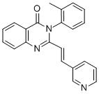 CAS#: 1897-90-1， 2-(2-(3-Pyridyl)-ethenyl)-3-(o-tolyl)-4(3H)-quinazolinone