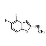CAS#: 189949-37-9， 4,5-Difluoro-N-Methyl-1,3-Benzothiazol-2-Amine
