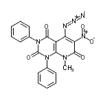 CAS#: 189998-38-7， 5-Azido-8-Methyl-6-Nitro-1,3-Diphenylpyrido[2,3-d]Pyrimidine-2,4,7(1H,3H,8H)-Trione