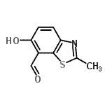 CAS#: 190270-90-7， 6-Hydroxy-2-Methyl-1,3-Benzothiazole-7-Carbaldehyde