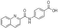 CAS#: 190437-68-4， 4-[(2-Quinolinylcarbonyl)Amino]Benzoic Acid