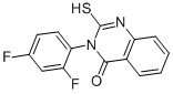 CAS 登录号：19062-31-8， 3-(2,4-二氟-苯基)-2-巯基-3H-喹唑啉-4-酮
