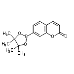 structure of CAS# 190788-61-5, 7-(4,4,5,5-Tetramethyl-1,3,2-Dioxaborolan-2-Yl)-2H-Chromen-2-One;